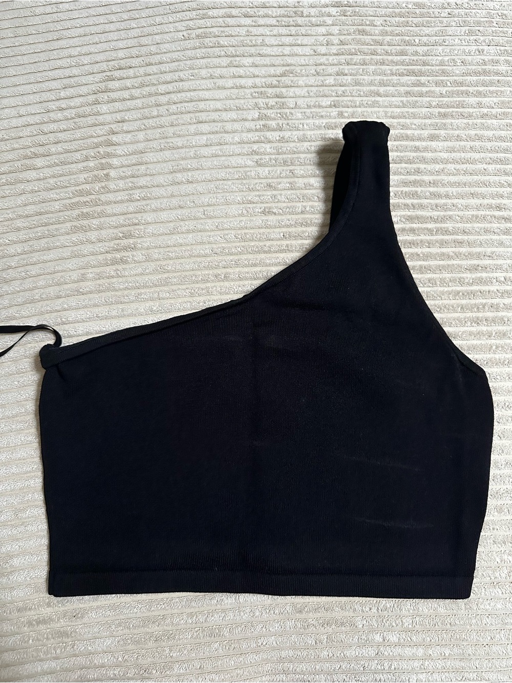 Babaton Black Draped Top